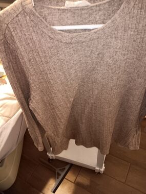 Women’s Taupe Cowl & Turtleneck Sweater - Taupe